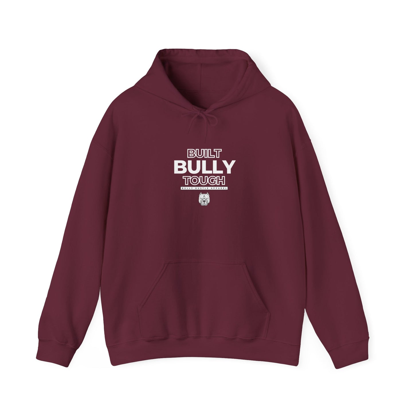 Built Bully Tough Hoodie, Beast Mode Hooded Sweatshirt, Bully Power Pullover, Strong Armor Jacket, Powerlifting Workout Sweater, Unisex Gym